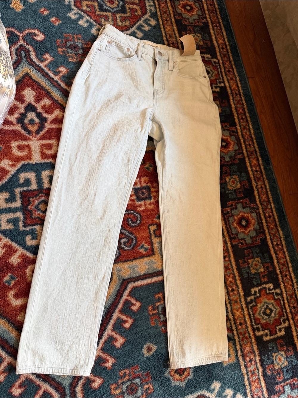 Madewell Light Wash the curvy perfect vintage straight